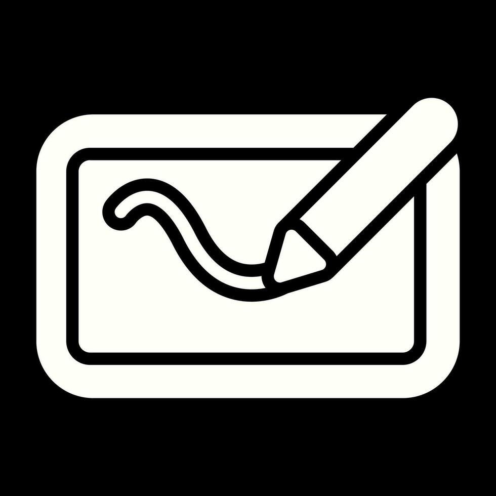 Digital Zeichnung Pad Vektor Symbol