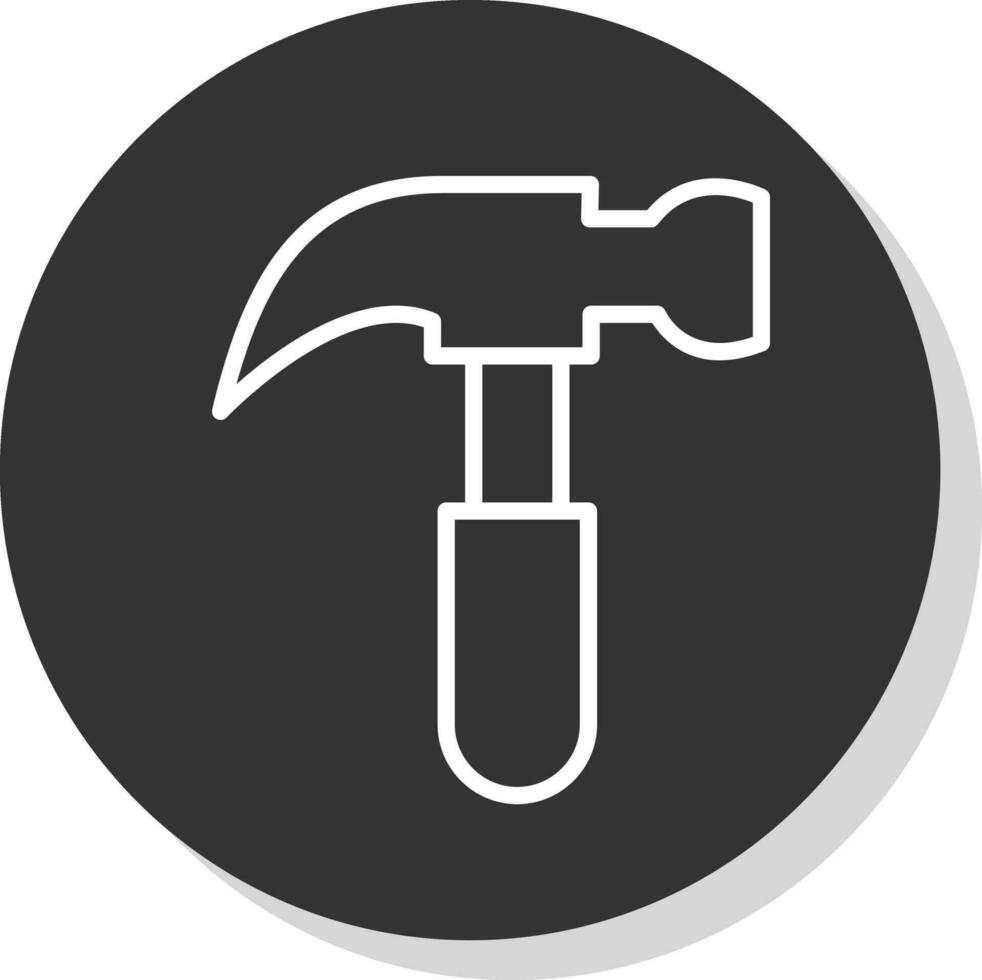hammare vektor ikon design