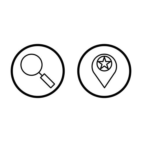 Satz von Vector SEO Search Engine Optimization Icons