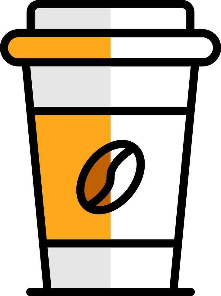 Kaffeetasse-Vektor-Icon-Design vektor