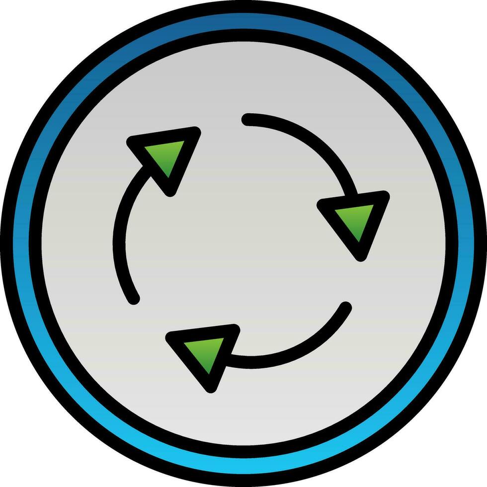 Zyklus-Vektor-Icon-Design vektor