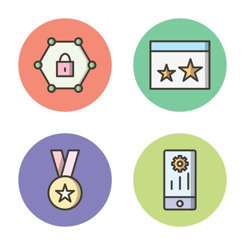 Satz von Vector SEO Search Engine Optimization Icons