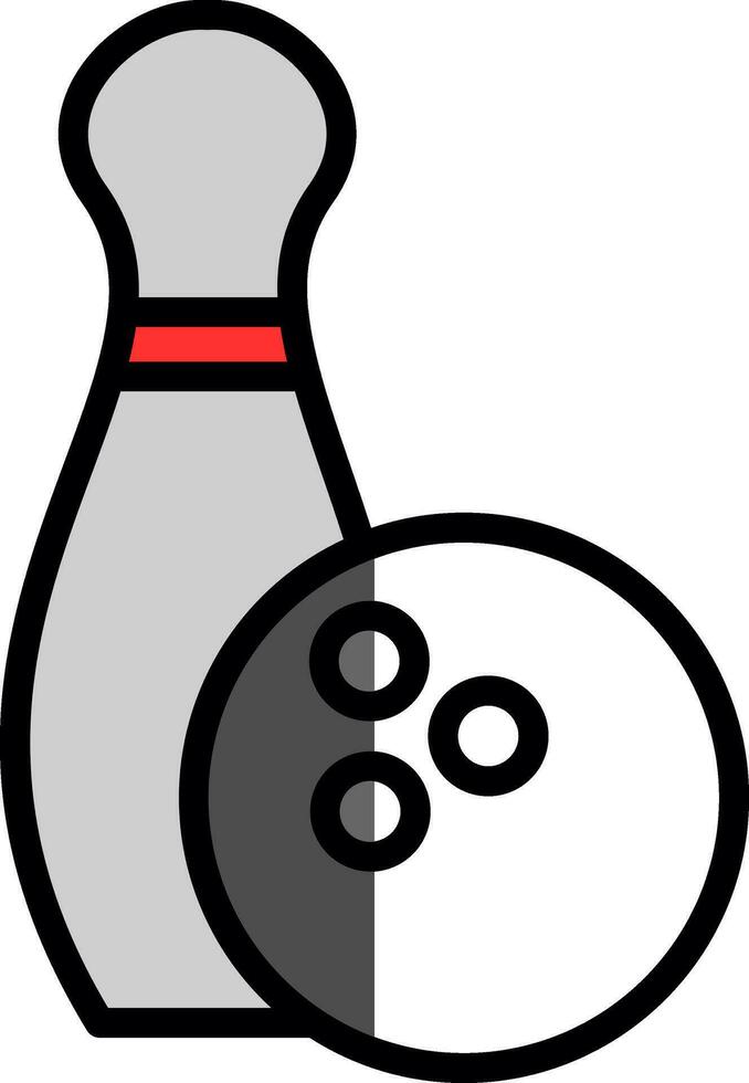 Bowling Vektor Symbol Design