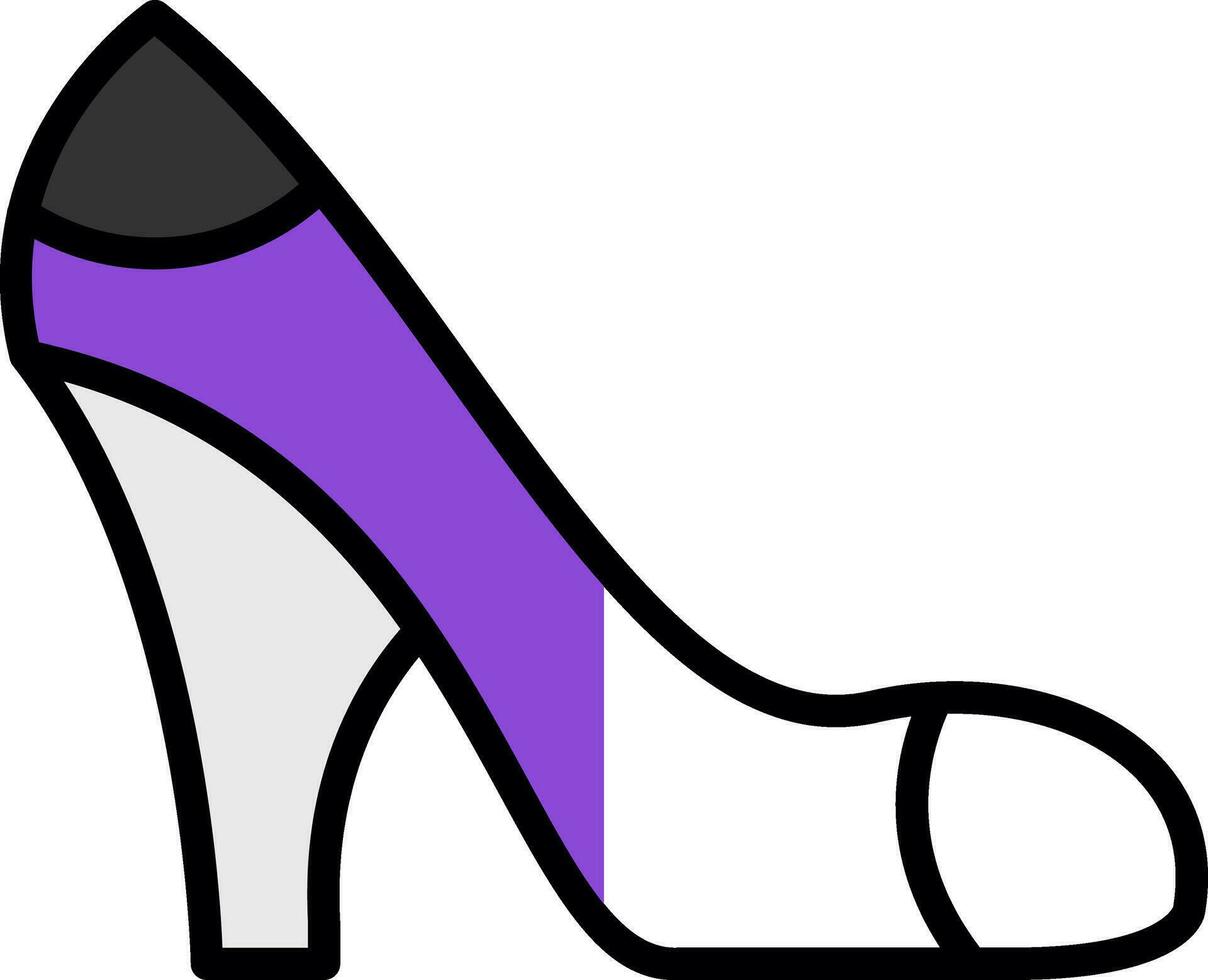 Frau Schuhe Vektor Symbol Design