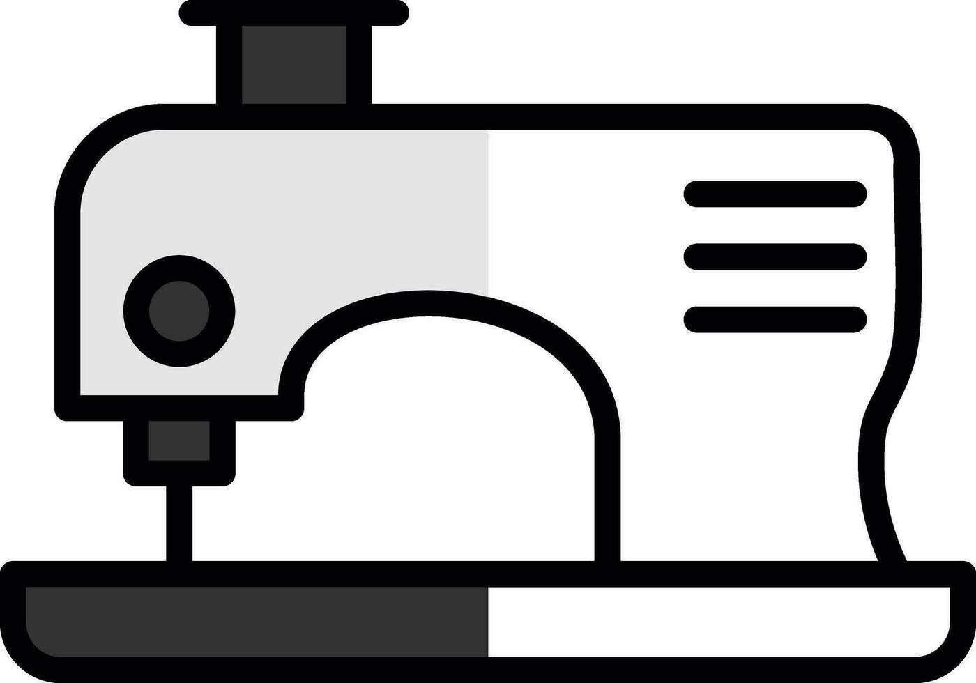 Nähen Maschine Vektor Symbol Design