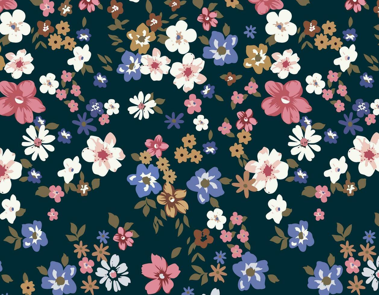 Blumen- Muster im Vektor