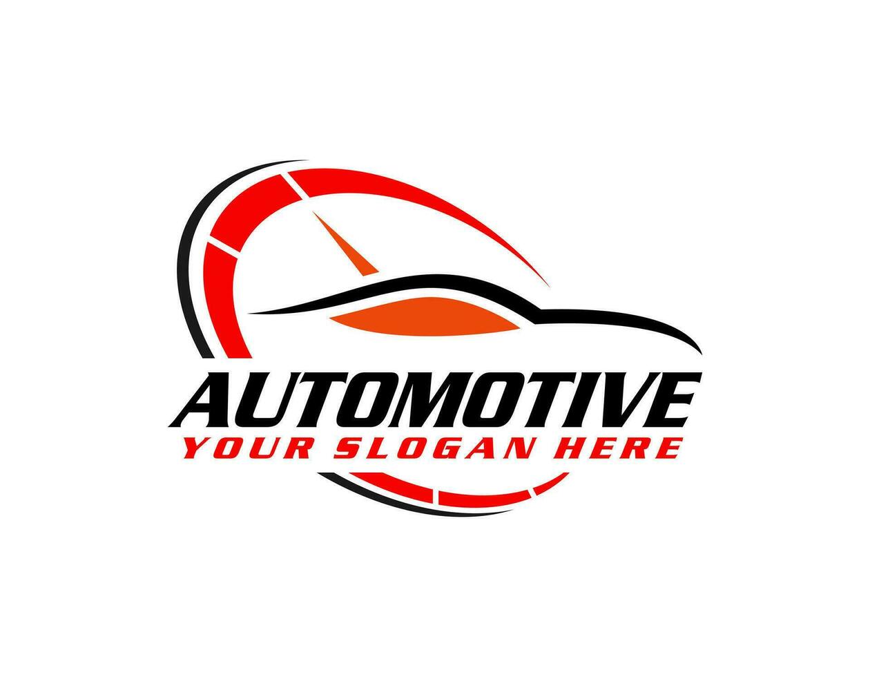 Auto Silhouette Logo vektor