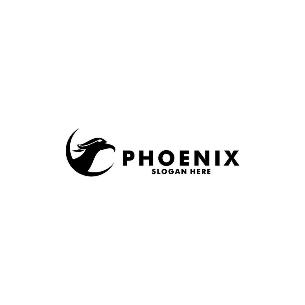 Phönix Flügel Logo Tier abstrakt, Luxus Phönix Logo Illustration Vorlage vektor