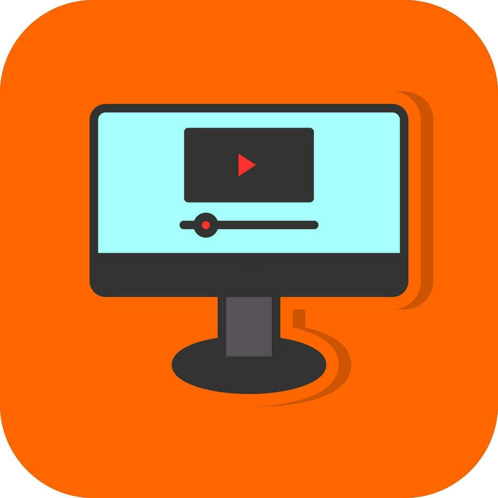 Video Streaming Vektor Symbol Design