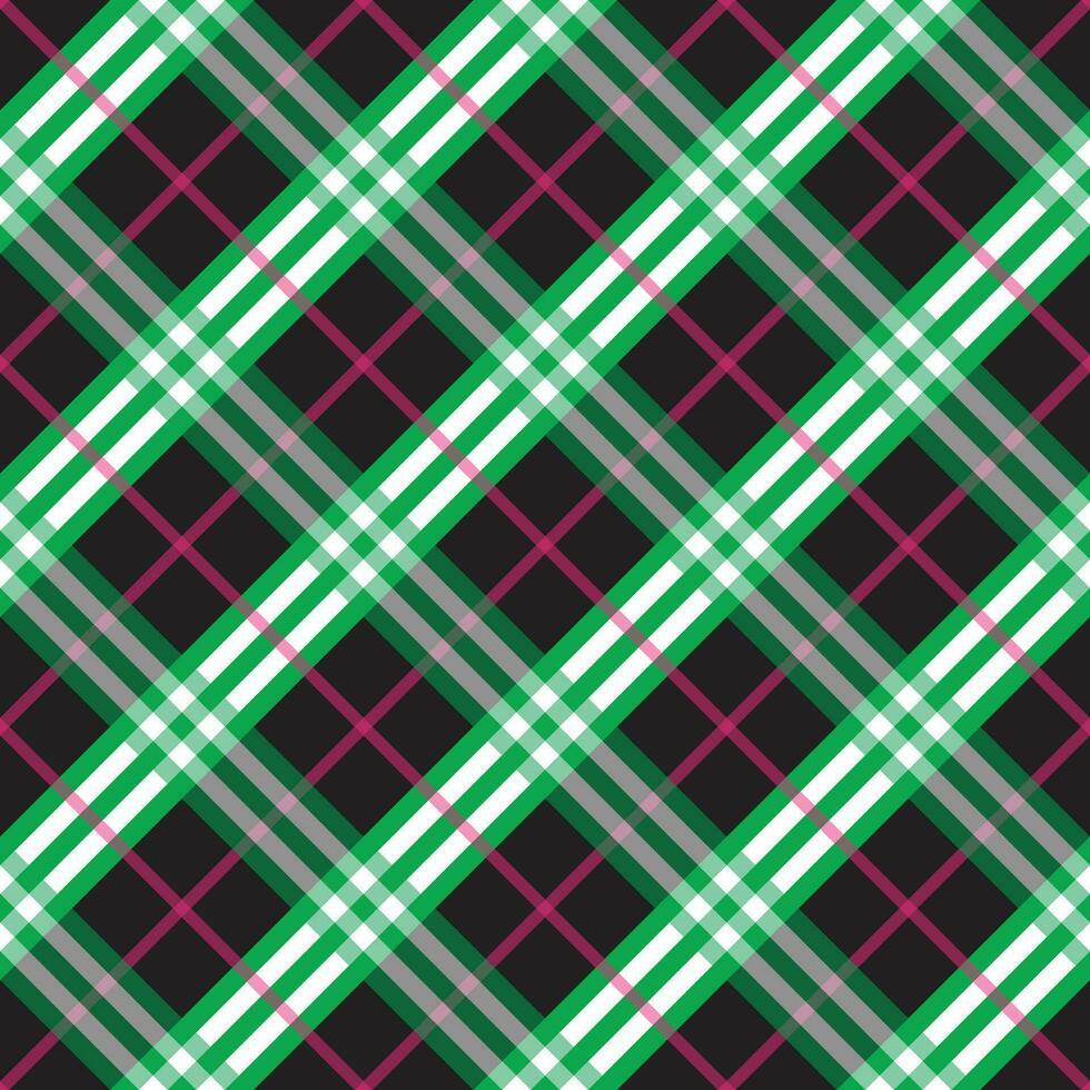 Plaid Gingham Muster nahtlos prüfen Textur Vektor zum modern Textilien Mode Stoff Design.