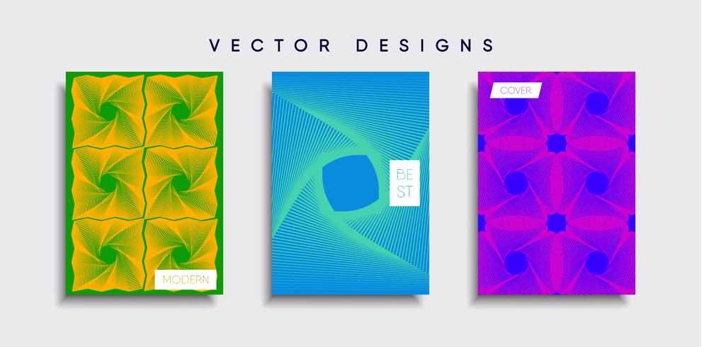 Minimale Vector-Cover-Designs. Zukünftige Plakatschablone. vektor