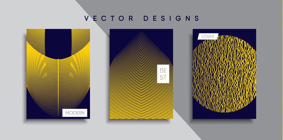 Minimale Vector-Cover-Designs. Zukünftige Plakatschablone. vektor