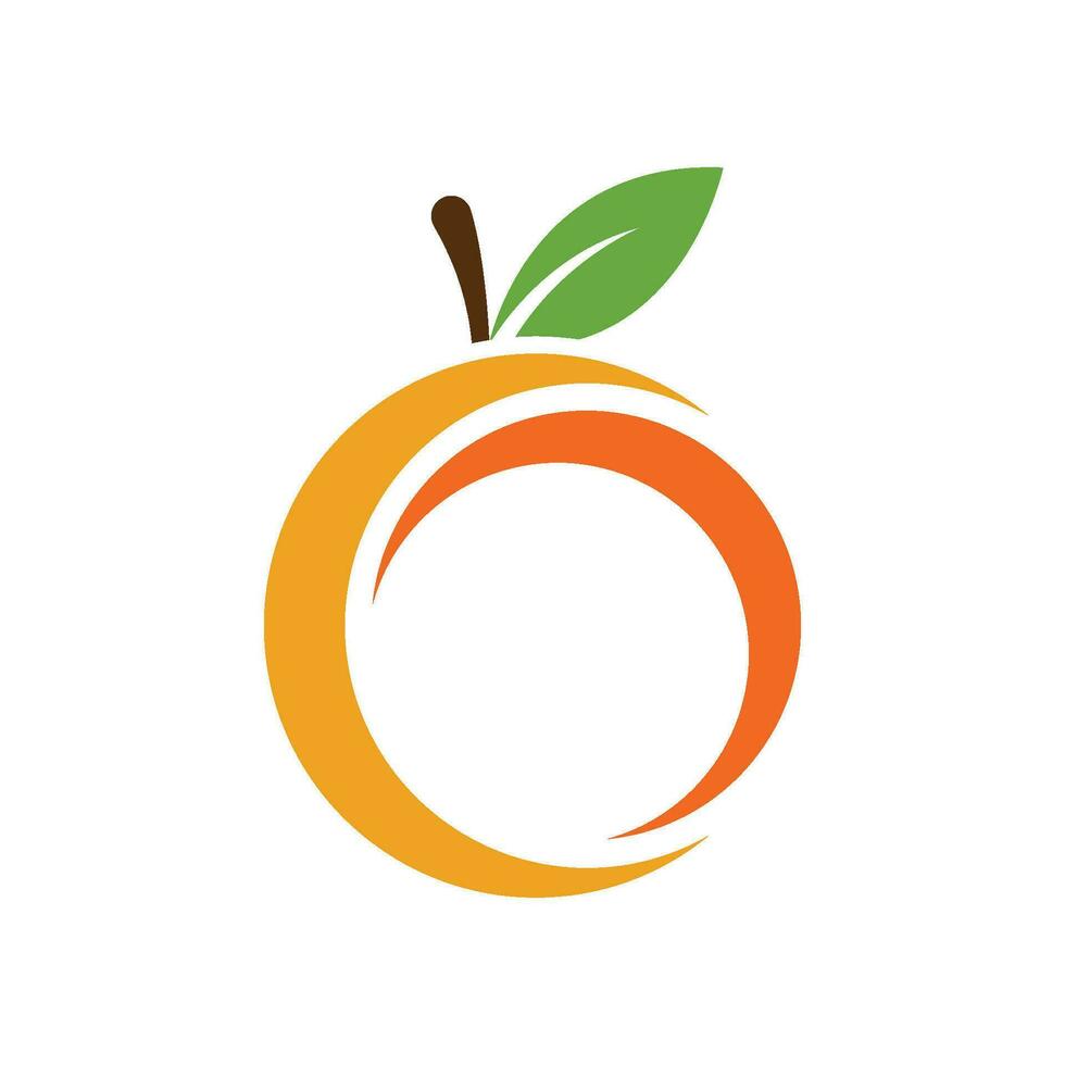 orange logotypdesign vektor