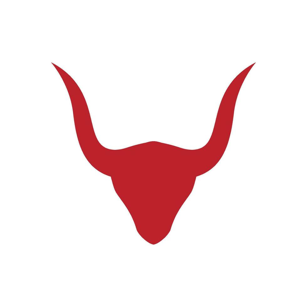 taurus logotyp mall vektor ikon illustration design