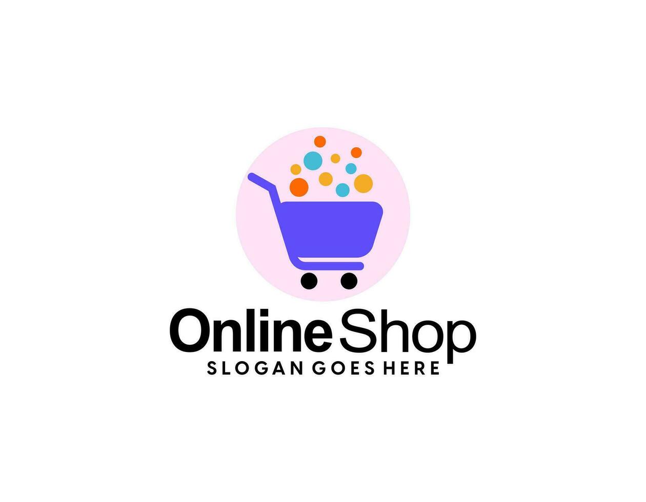 Shop-Logo-Design vektor