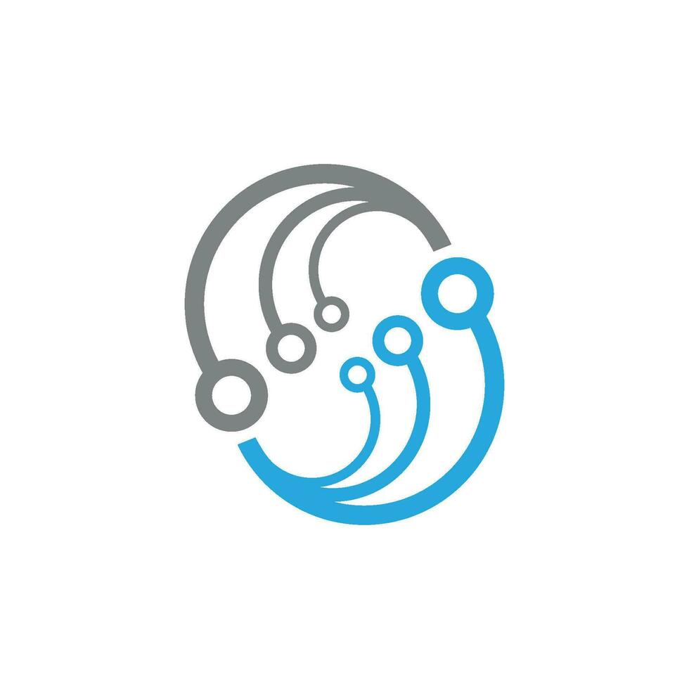 Schaltung Logo Vorlage Vektor