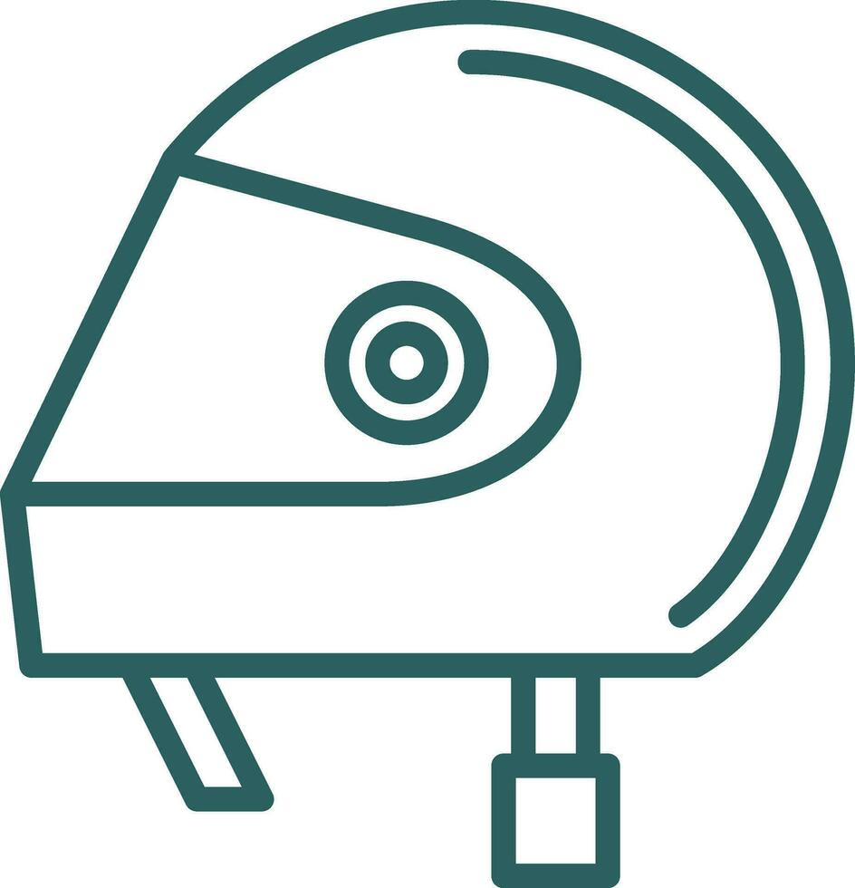 Helm-Vektor-Icon-Design vektor