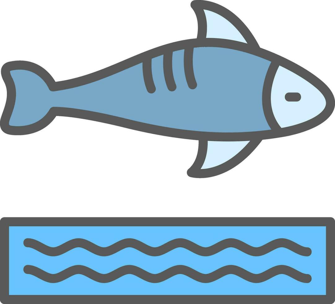 fisk vektor ikon design