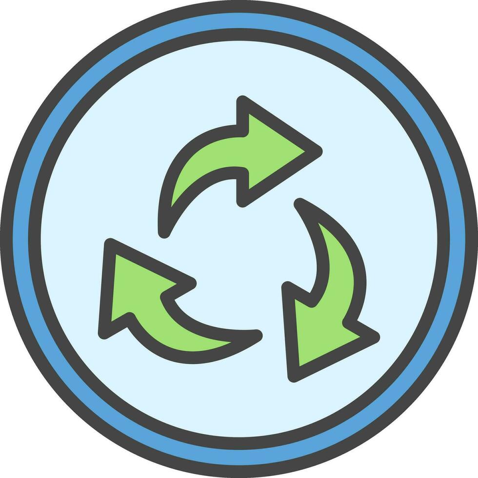 Recycling-Vektor-Icon-Design vektor