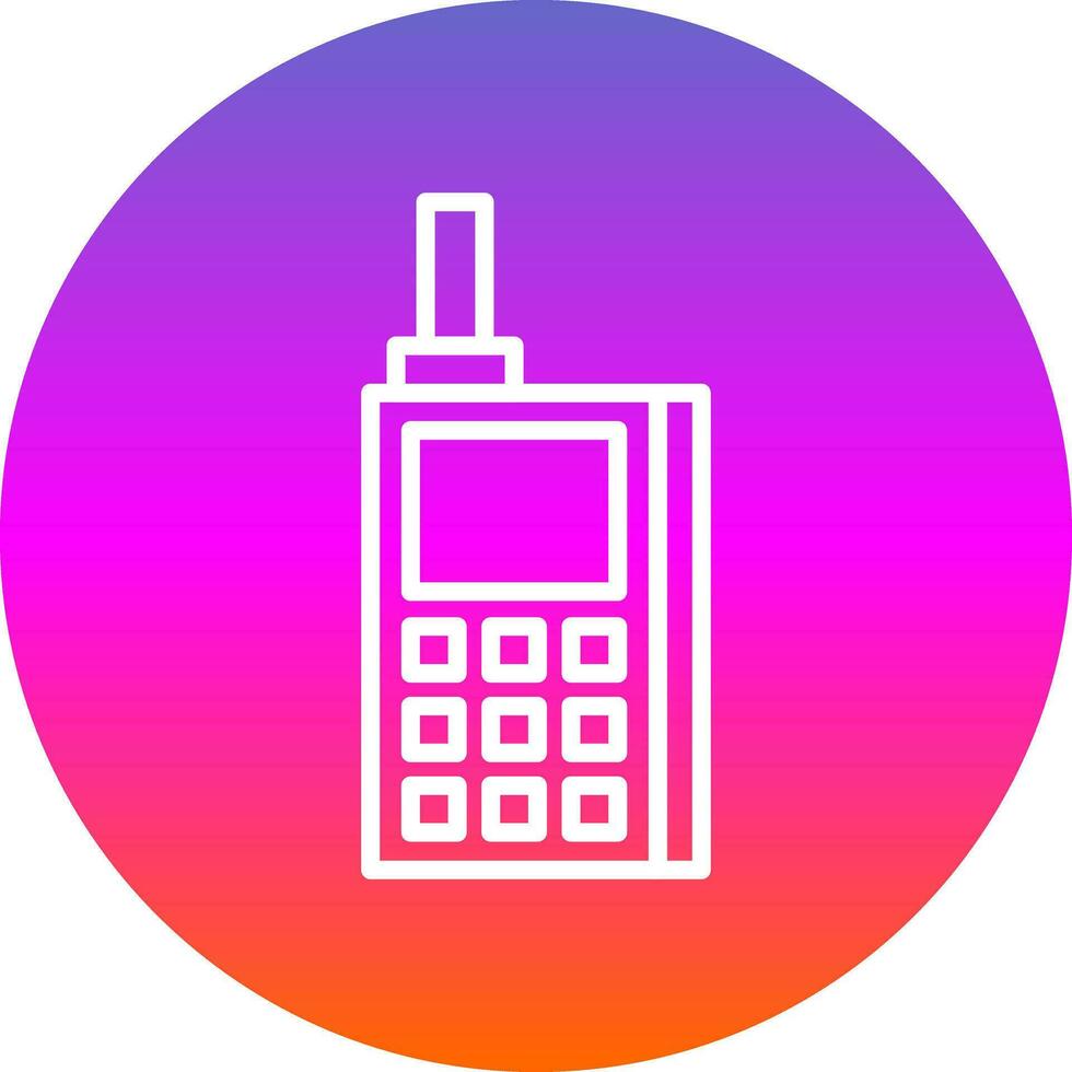 Walkie-Talkie-Vektor-Icon-Design vektor