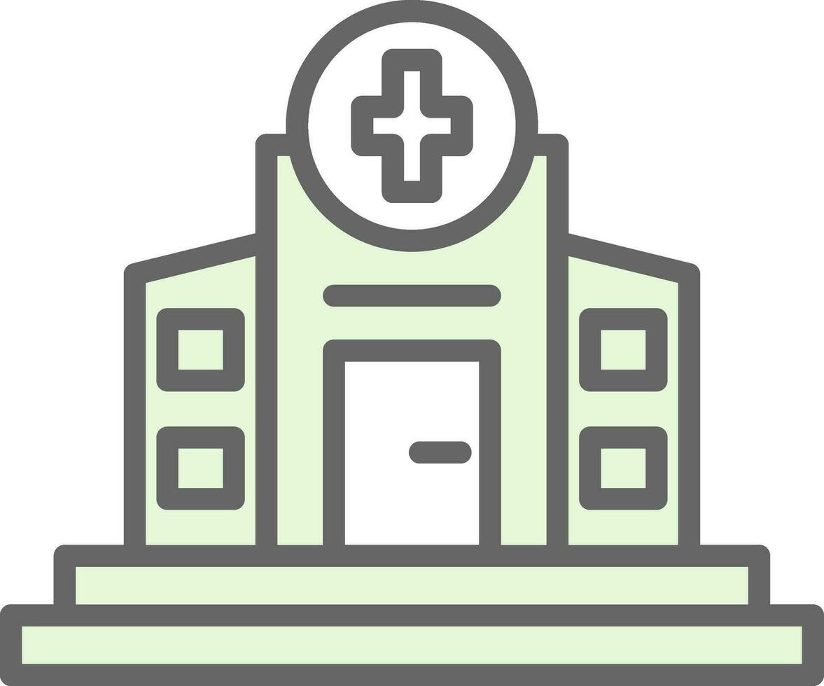 Krankenhaus-Vektor-Icon-Design vektor