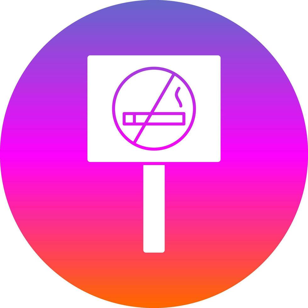 Rauchen nicht erlaubt Vektor Symbol Design