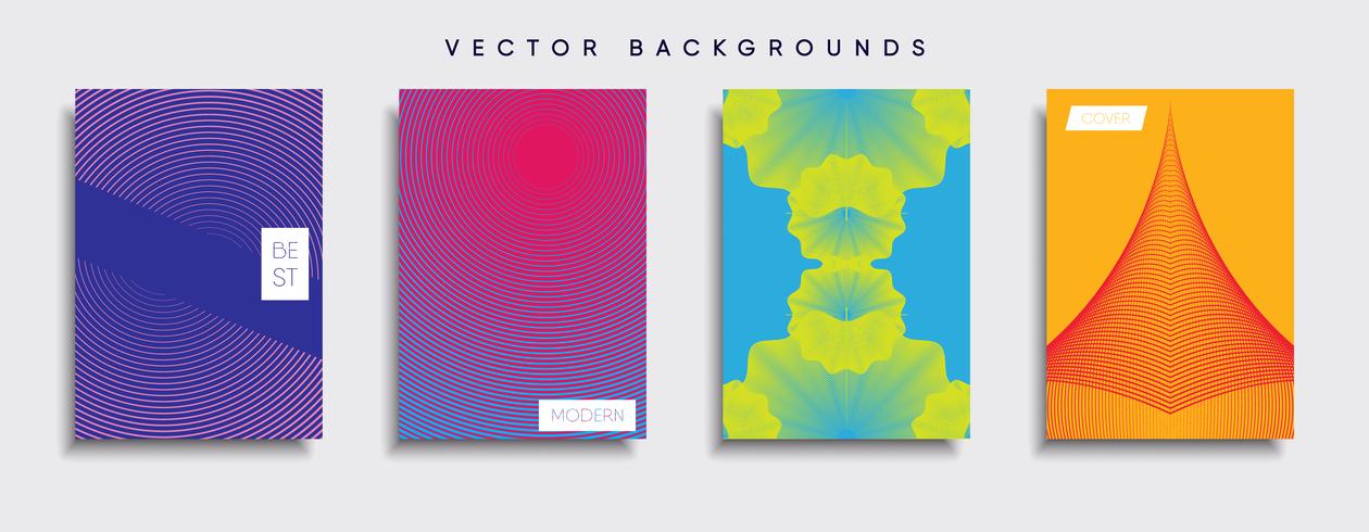 Minimale Vector-Cover-Designs. Zukünftige Plakatschablone. vektor