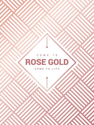 Erstaunlicher Rose Gold Background Vector