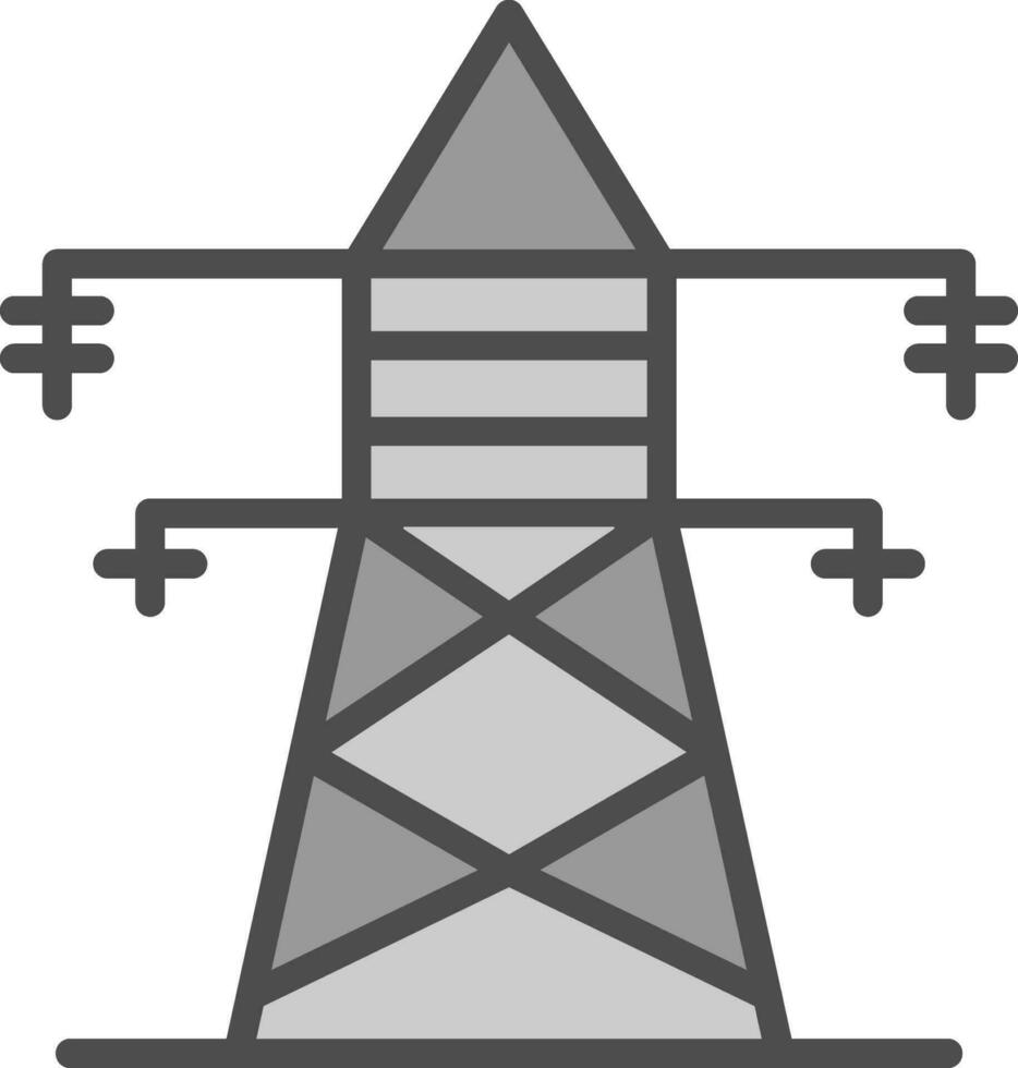 Turm-Vektor-Icon-Design vektor