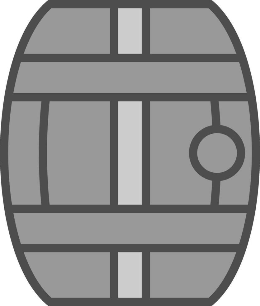 Barrel-Vektor-Icon-Design vektor