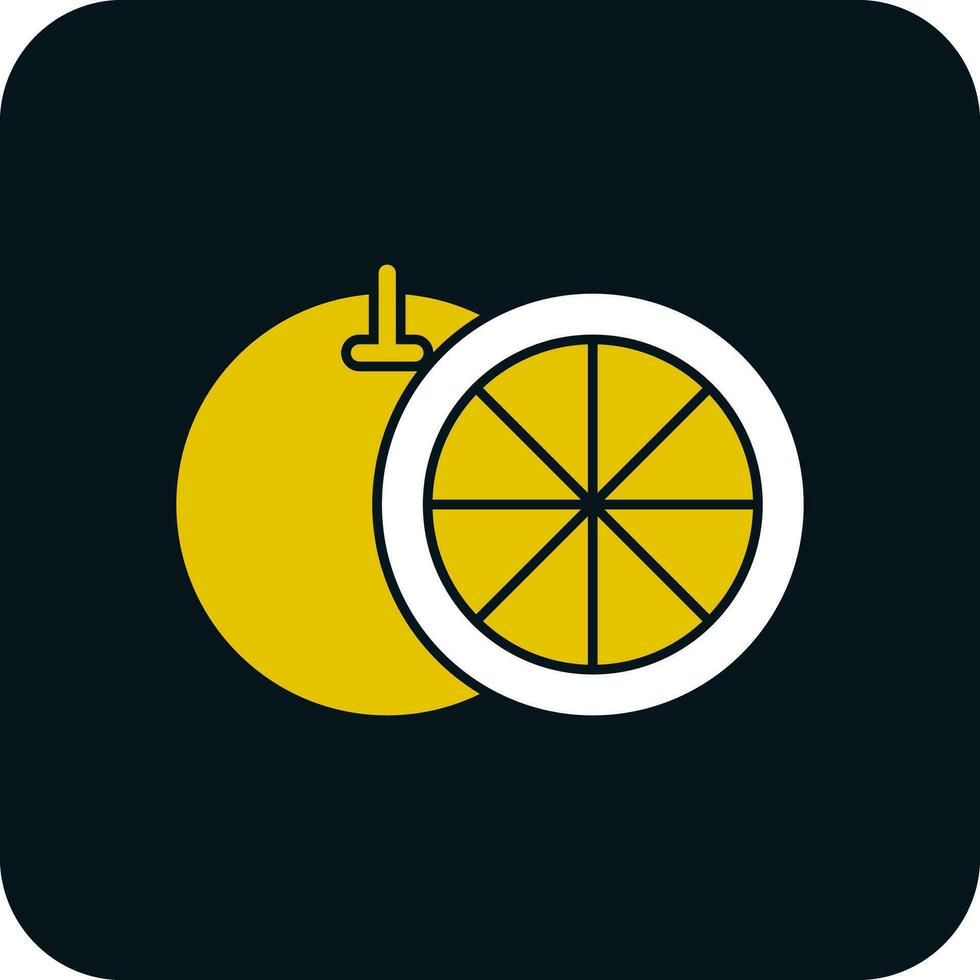 grapefrukt vektor ikon design