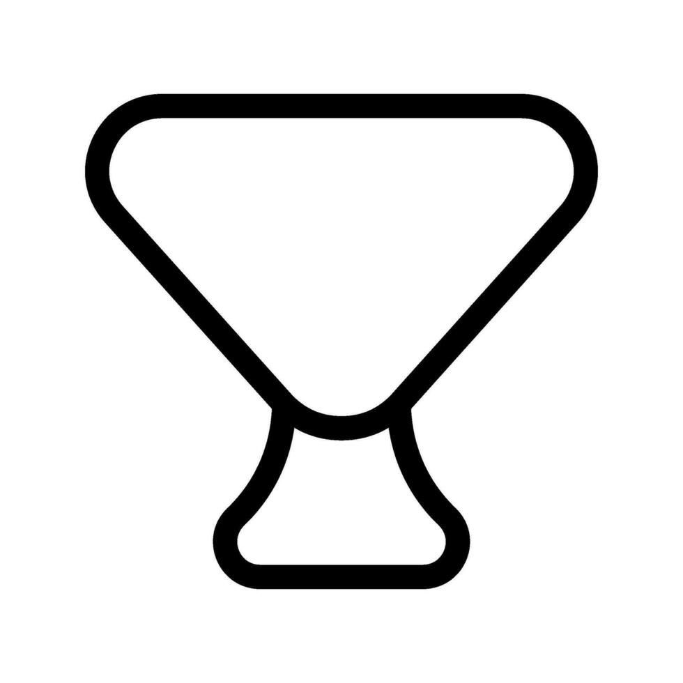 Martini Glas Symbol Vektor Symbol Design Illustration