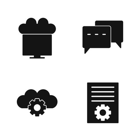 Satz von Vector SEO Search Engine Optimization Icons