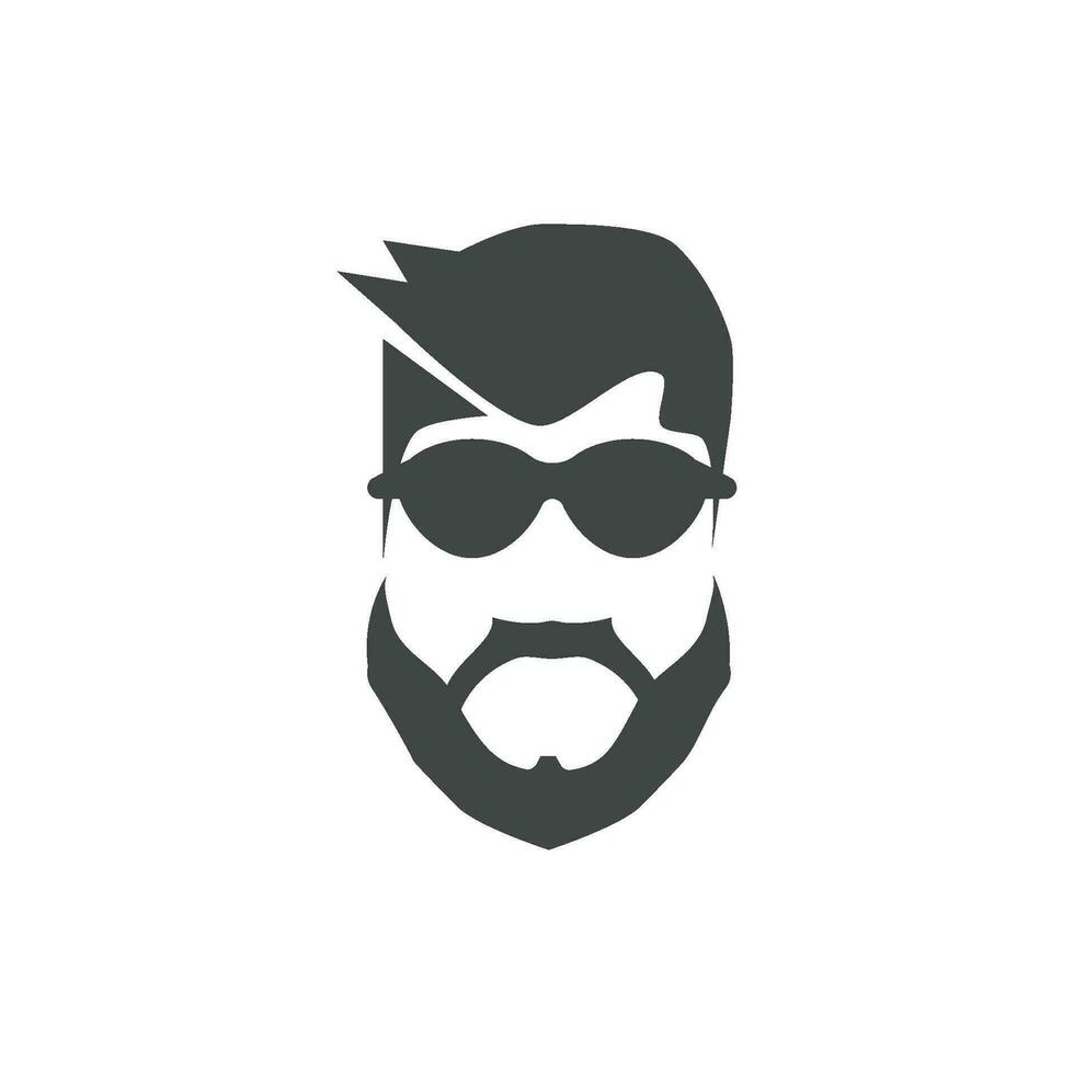 mustasch ikon illustration design vektor