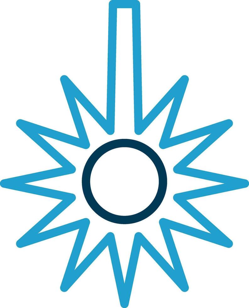 Überstich Vektor Symbol Design