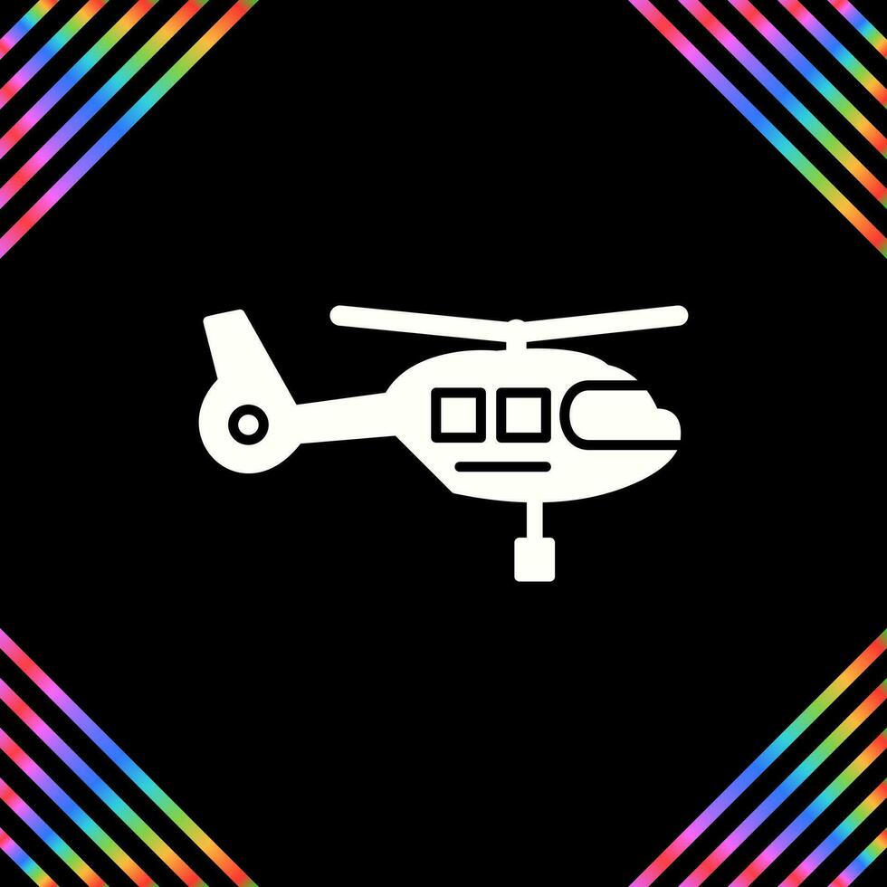 Hubschrauber-Vektor-Symbol vektor