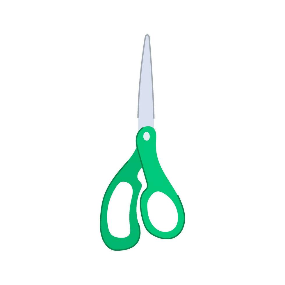 klipp scissor tecknad serie vektor illustration