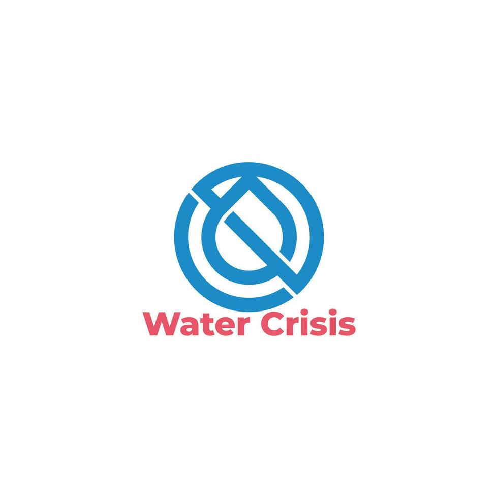 vatten kris cirkel geometrisk symbol vektor