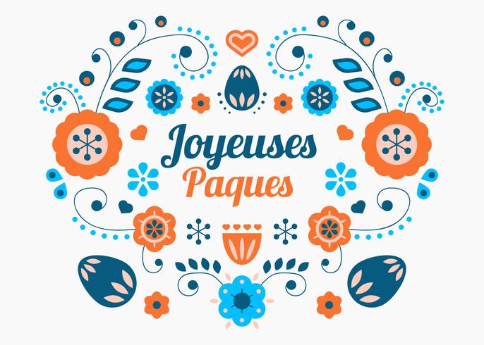 joyeus paques vektor