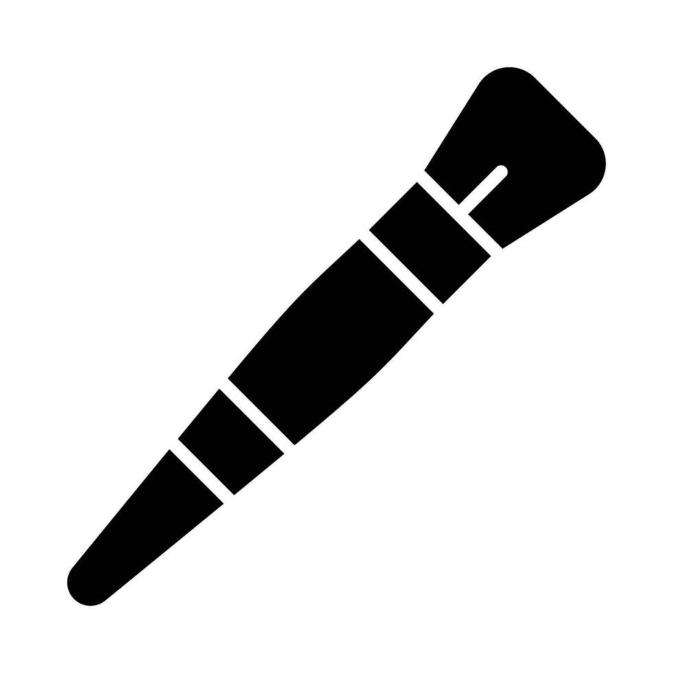 Farbe Bürste Vektor Glyphe Symbol zum persönlich und kommerziell verwenden.