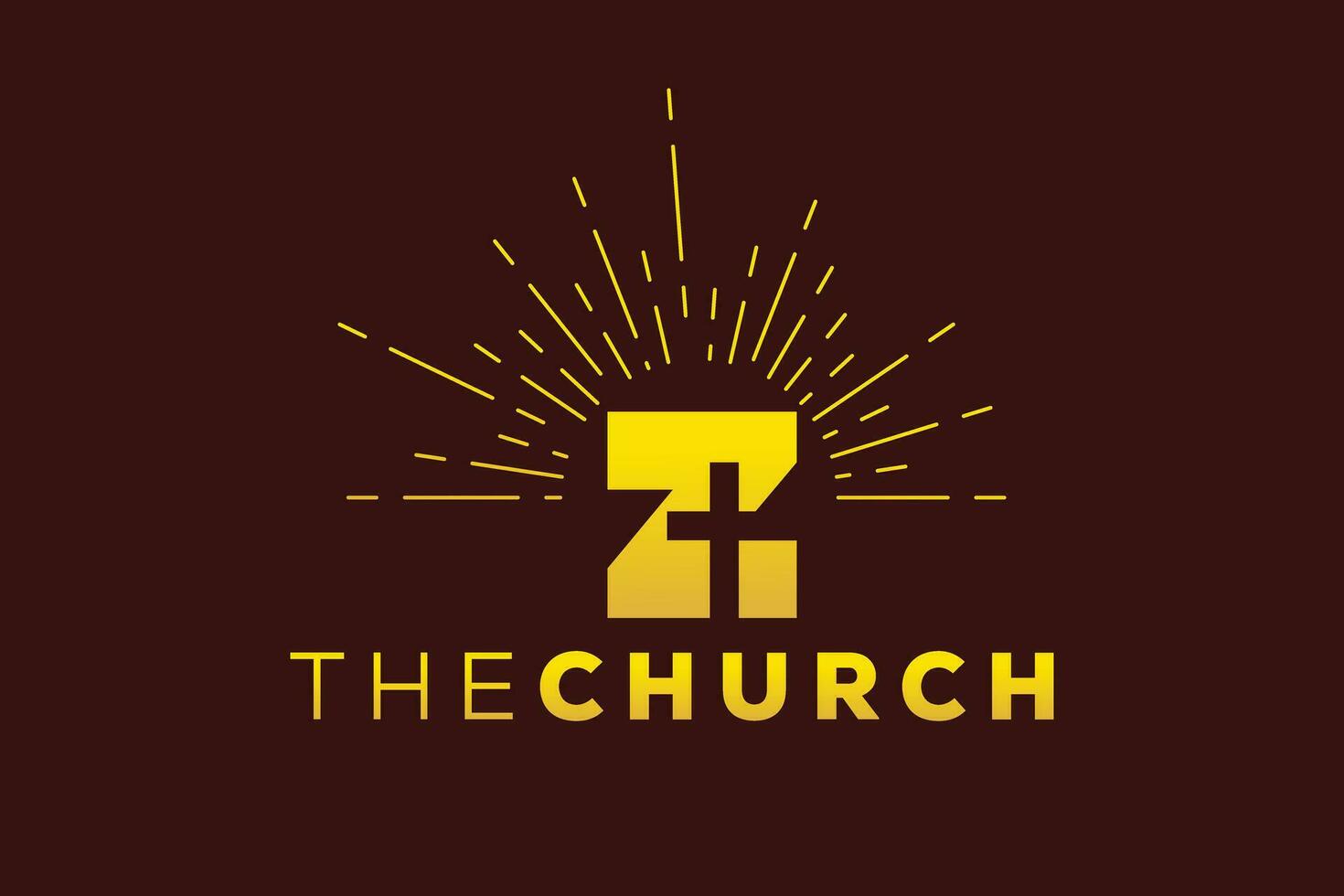 modisch und Fachmann Brief z Kirche Zeichen Christian und friedlich Vektor Logo Design