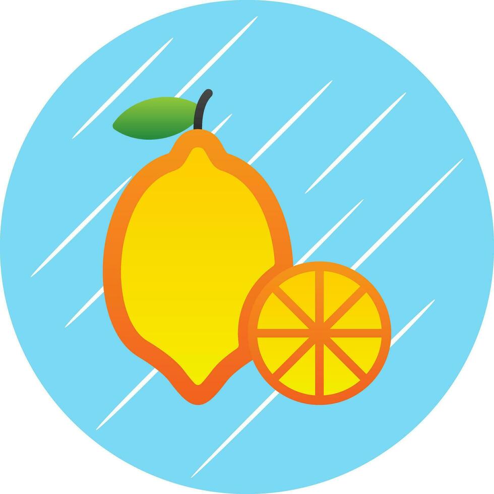citron- vektor ikon design