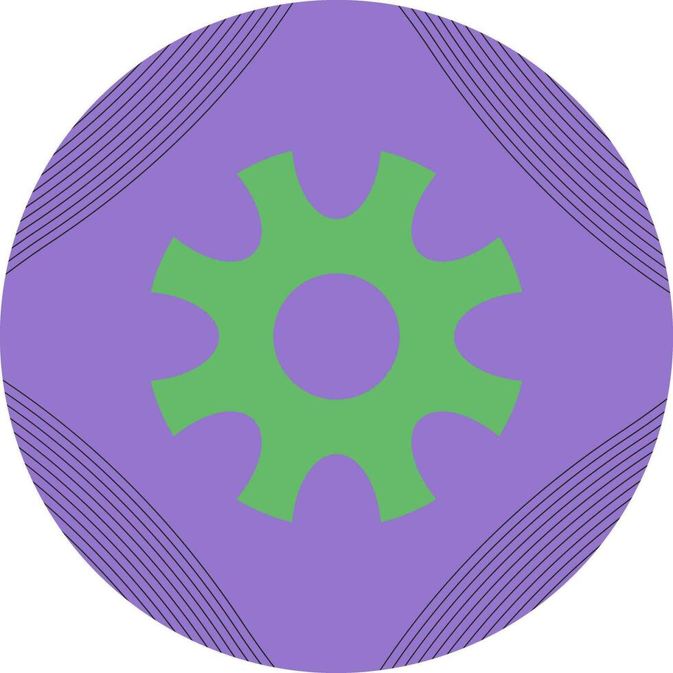Konfigurationsvektorsymbol vektor