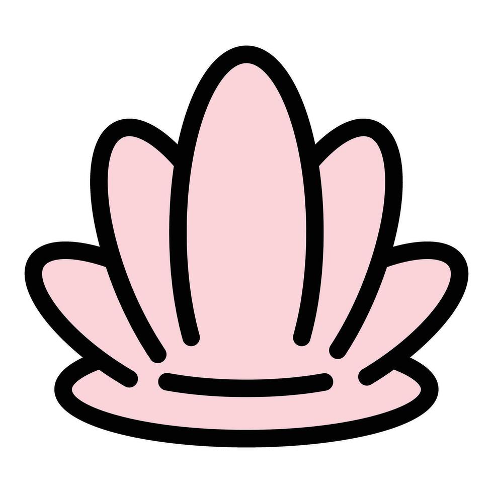 Spa Lotus Symbol Vektor eben