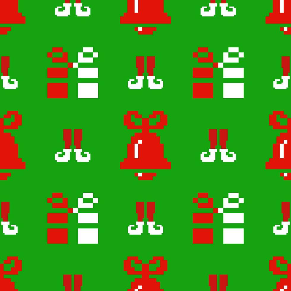 jul sömlös mönster, kärlek begrepp. design för omslag papper, tyg mönster, bakgrund, kort, kuponger, baner, för dekorerad de glad jul och Lycklig ny år. vektor