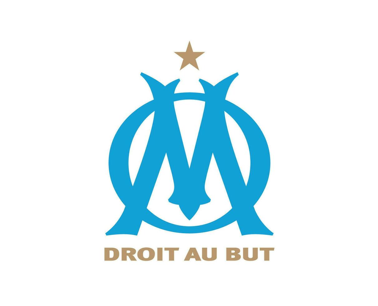 olympisch de marseille Verein Logo Symbol Liga 1 Fußball Französisch abstrakt Design Vektor Illustration