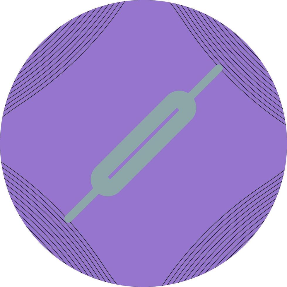 Roller-Pin-Vektor-Symbol vektor