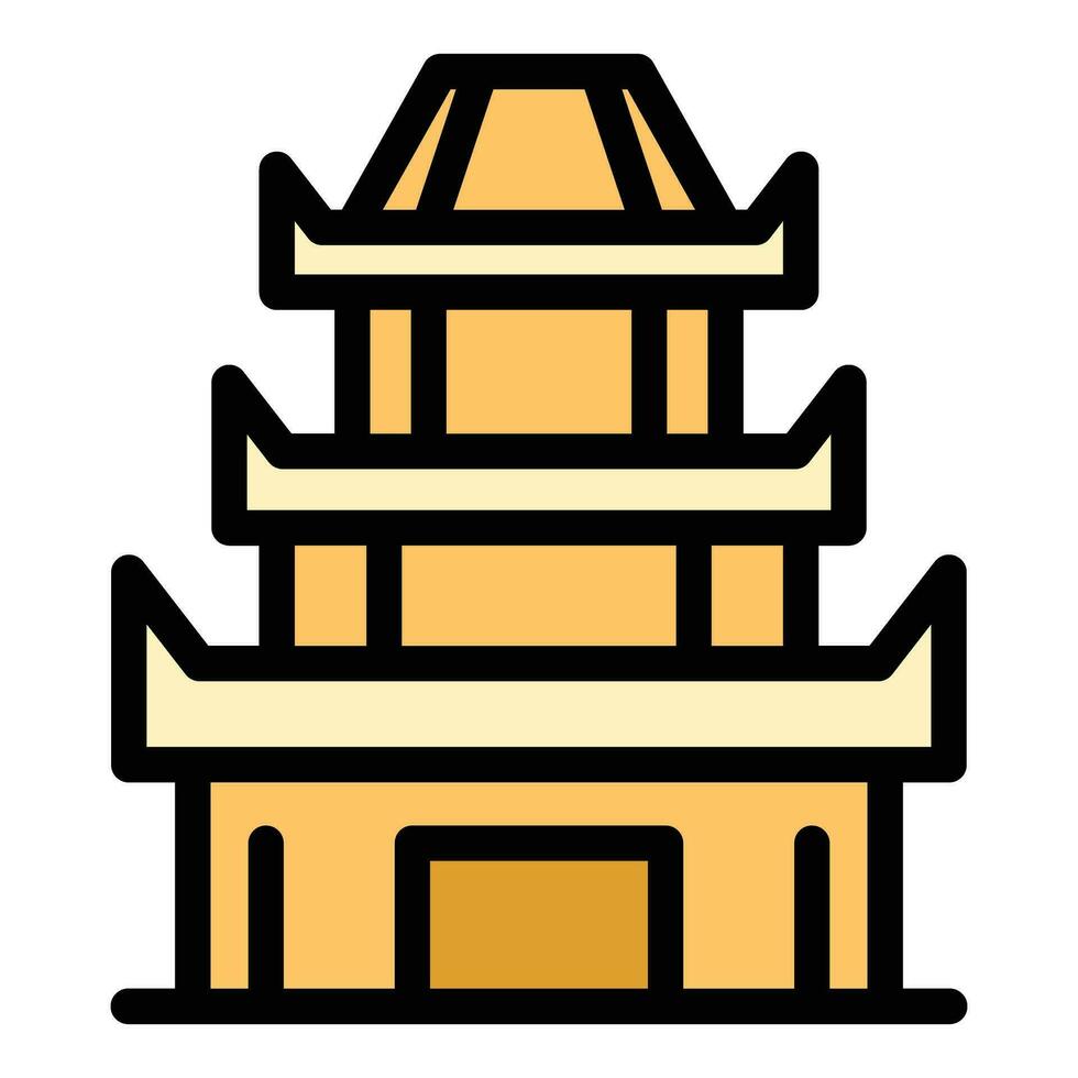 gammal pagod ikon vektor platt