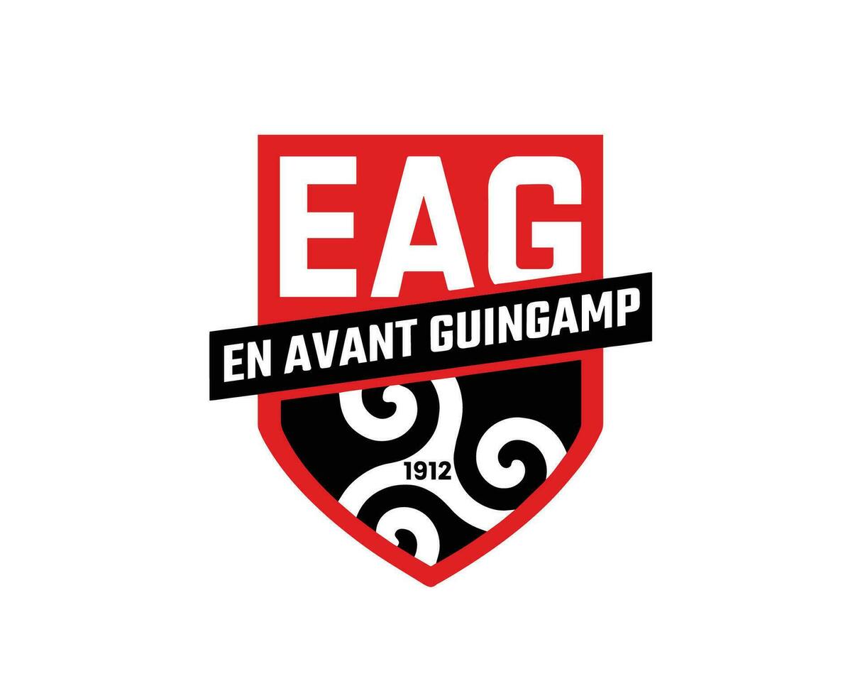ea Guingamp Verein Symbol Logo Liga 1 Fußball Französisch abstrakt Design Vektor Illustration