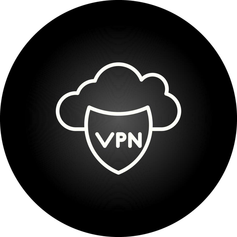 virtuell Privat Netzwerk Vektor Symbol